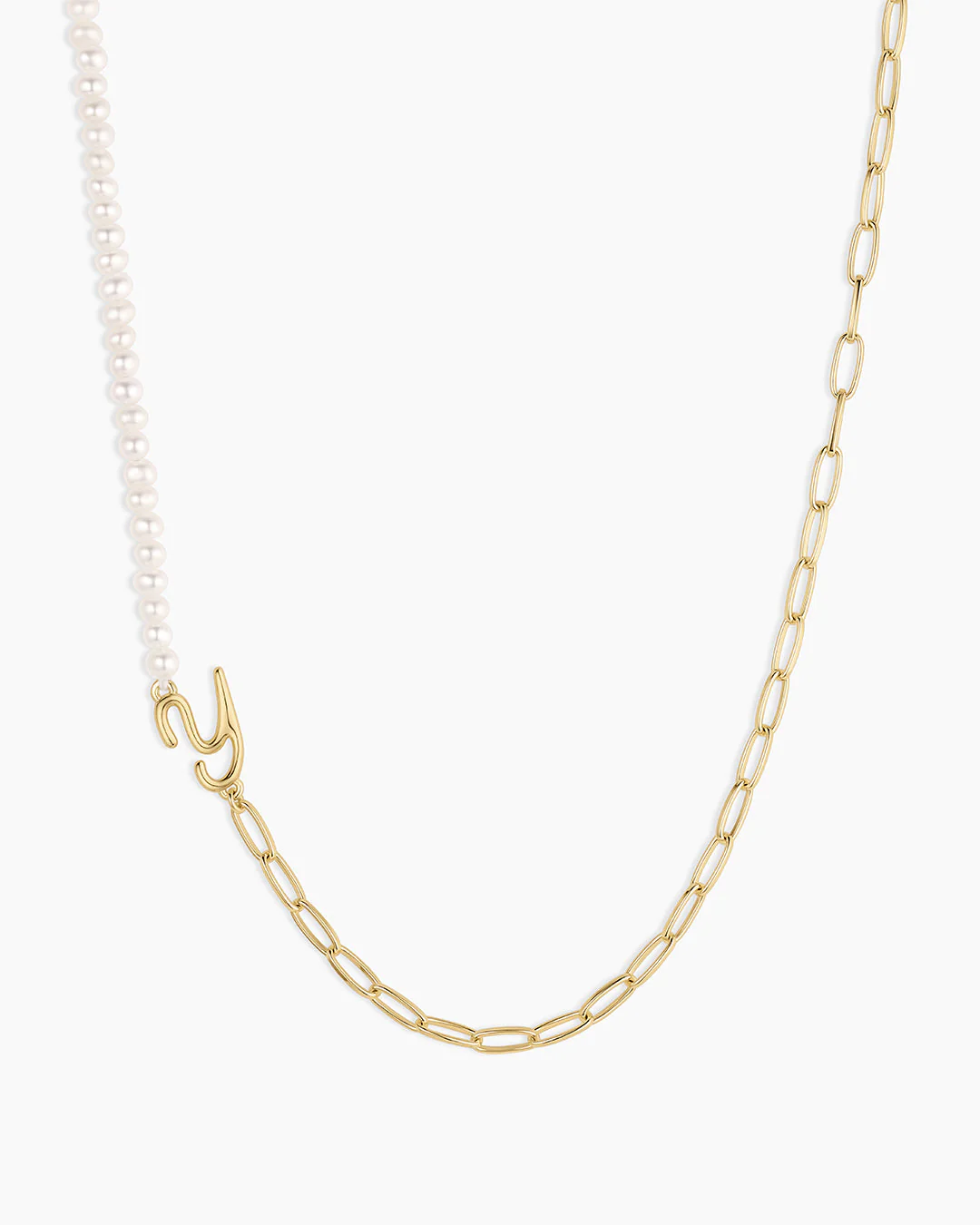 Lou Pearl Alphabet Necklace - Image 97