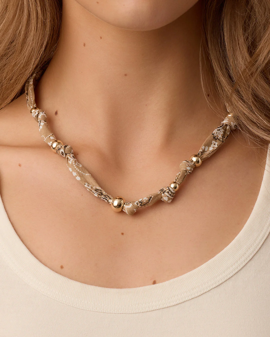 Paisley Bandana Knot Necklace - Image 6