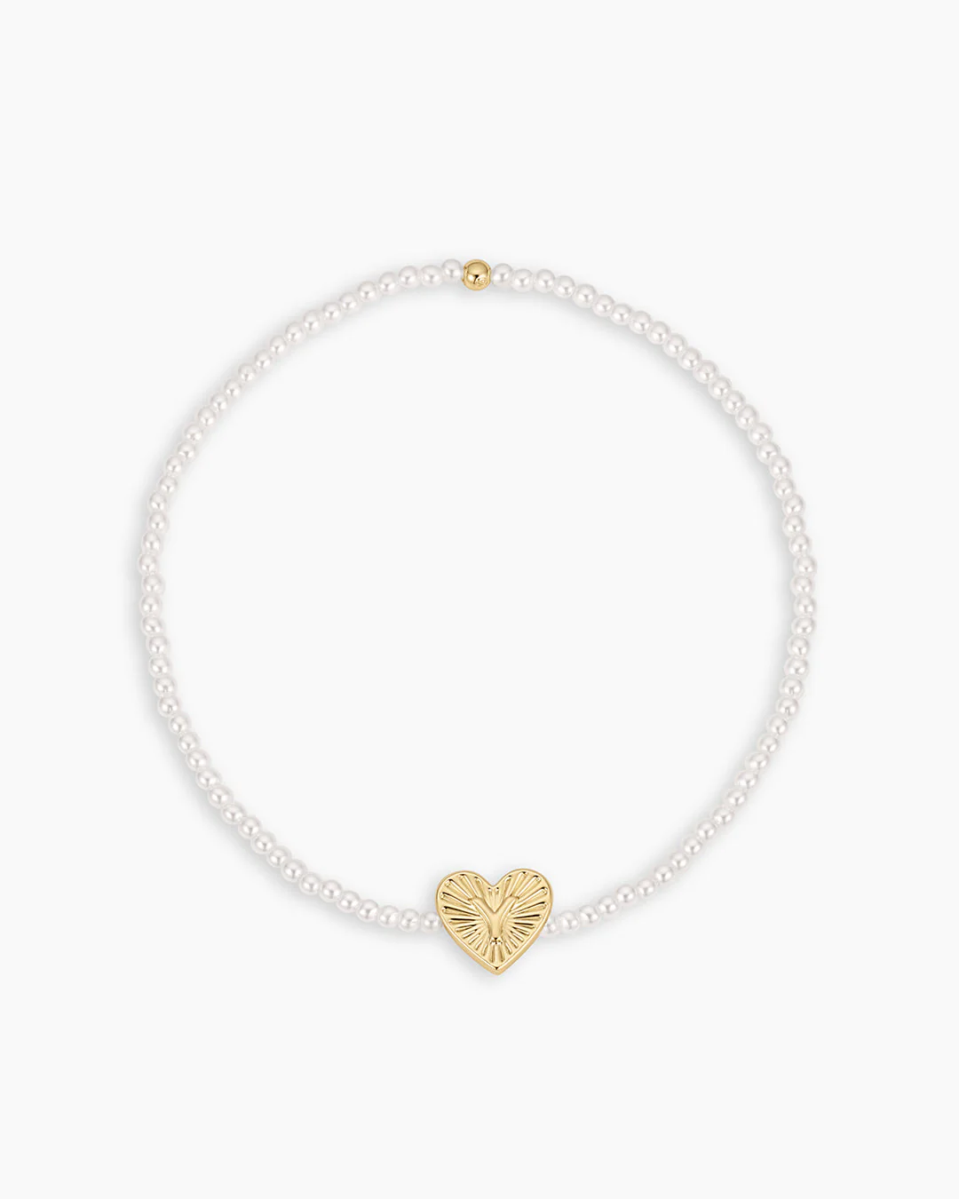 Pearl Vintage Heart Alphabet Bracelet - Image 97