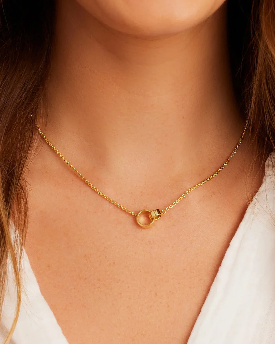 Rose Interlocking Necklace - Image 2