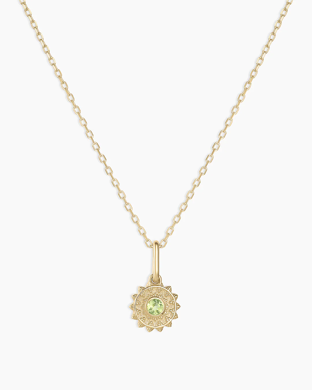 Sun Birthstone Charm Necklace - Image 13