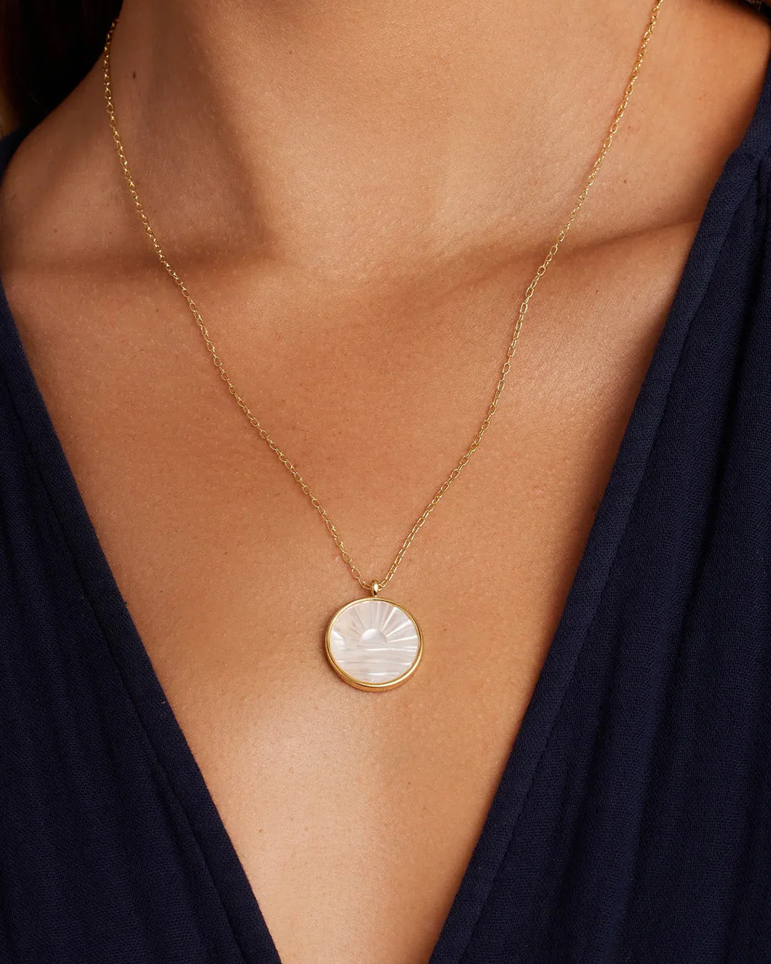 Sunset Etched Necklace - Image 2